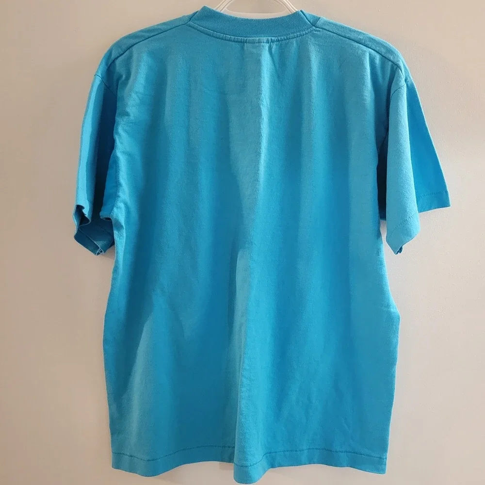 Vintage Bahamas Freeport Short Sleeve T-Shirt Size‎ Large Single Stitch Blue